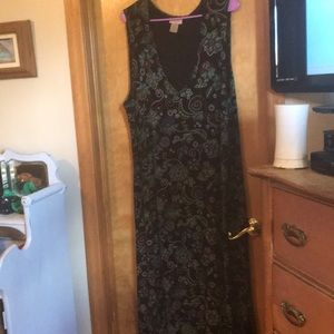 Sleeveless tank maxi dress